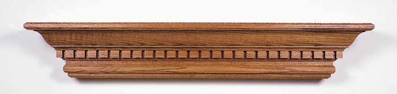essex shelf with dentil – oak thumbnail image