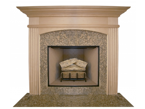arched wesley mantel – maple product image