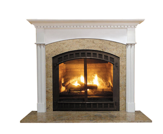arched monticello mantel – poplar product image