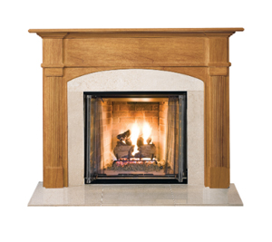 arched wilson ii mantel – maple