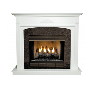 arched newport mantel – cherry