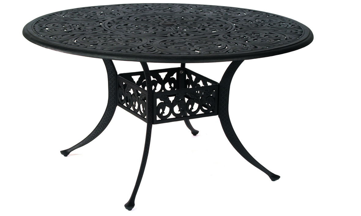 chateau 54 round dining table with lazy susan product image