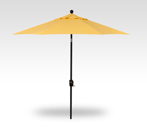 9′ buttercup push-button tilt umbrella – black frame