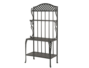 newport bakers rack desert bronze