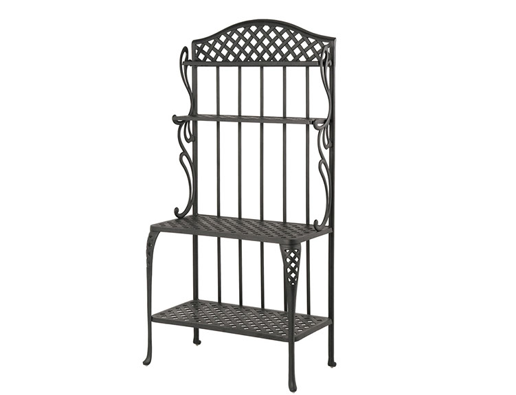 newport bakers rack desert bronze product image