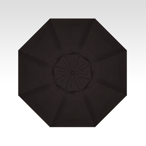 7.5′ black push-button tilt umbrella – black frame thumbnail