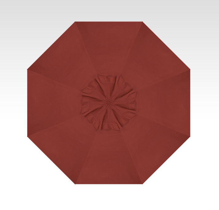 9′ henna push-button tilt umbrella – bronze frame thumbnail image