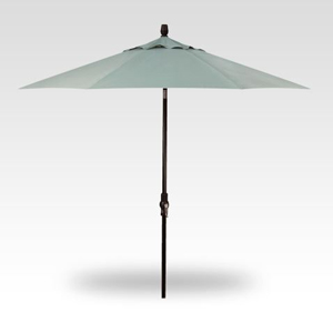 9 spa push-button tilt umbrella – black frame