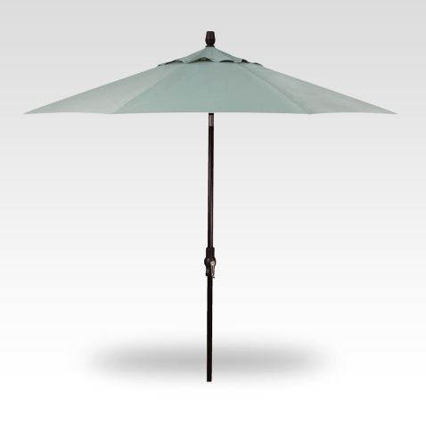 9′ spa push-button tilt umbrella – black frame thumbnail image