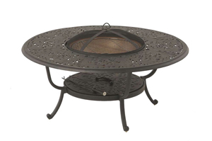chateau 48 in. round woodburning firepit