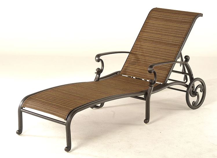 st. augustine sling chaise lounge – weyburn redwood product image