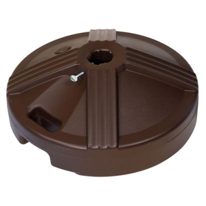 woodard 50 lb. plastic umbrella base – bronze