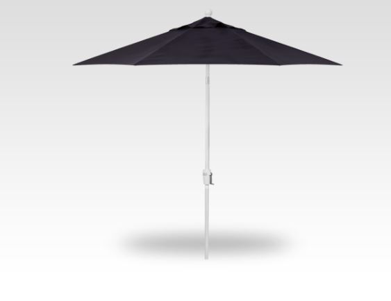 9 navy push-button tilt umbrella – white frame product image