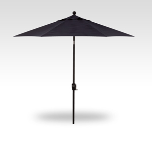 9 navy push-button tilt umbrella – black frame