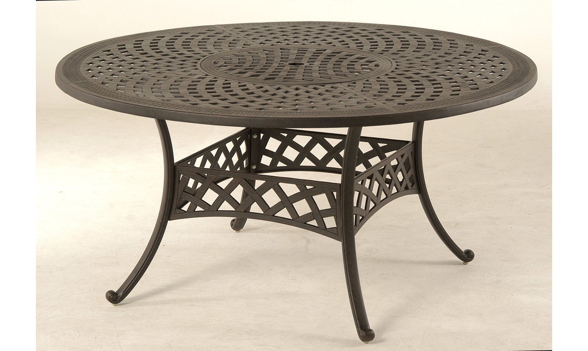 berkshire 60 round dining table with lazy susan product image