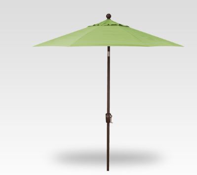 7.5′ ginkgo push-button tilt umbrella – bronze frame product image