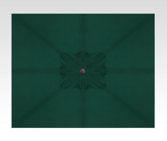 11 x 8 forest green no-tilt umbrella – bronze frame thumbnail image