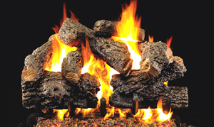 30 inch charred royal english oak log set