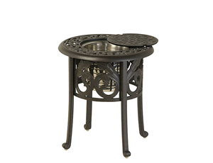chateau 20 round ice bucket end table
