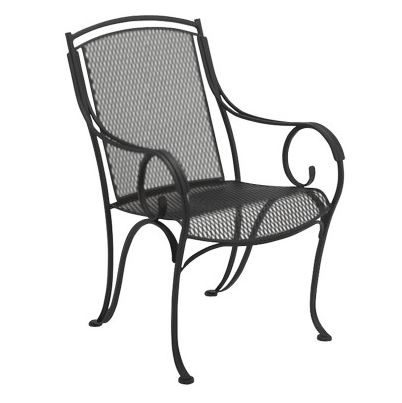 modesto dining arm chair – smooth black product image