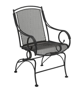 modesto coil spring dining chair – smooth black