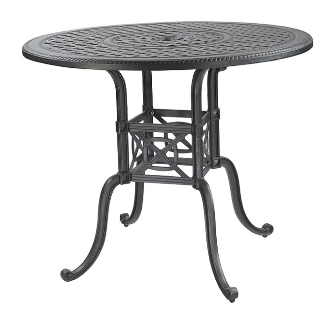 grand terrace 48 round bar table – midnight gold product image