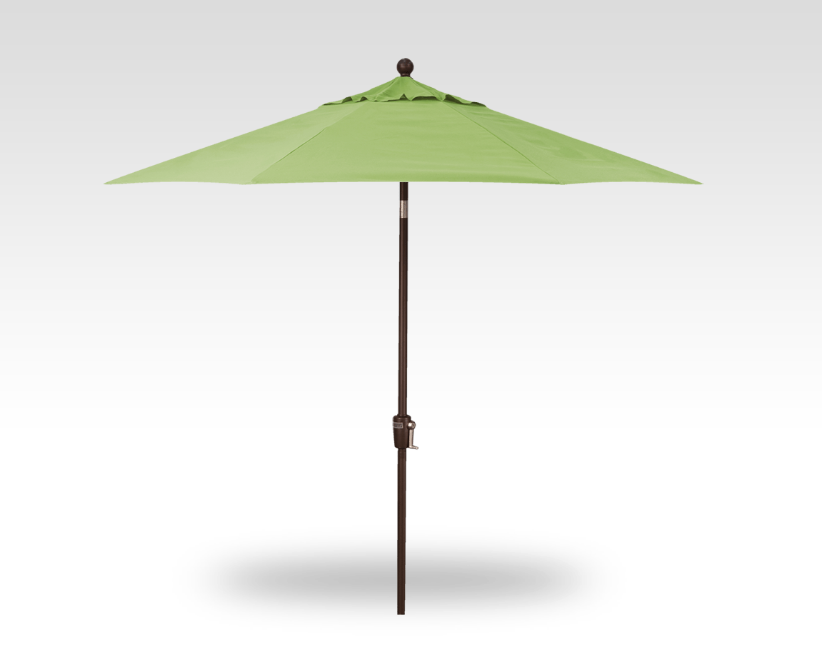 9′ ginkgo push-button tilt umbrella – bronze frame product image