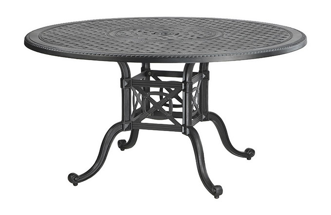 grand terrace 54 round dining table – midnight gold product image