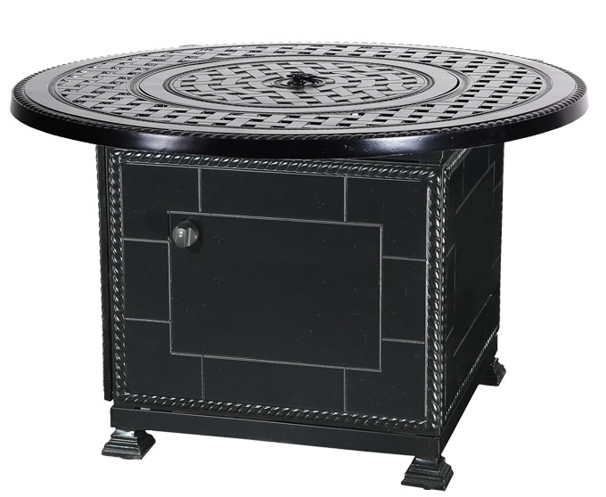 paradise 54 square gas fire pit casual height – base only product image