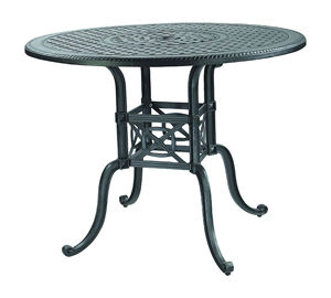 grand terrace 54 round balcony/gathering table – midnight gold