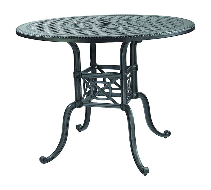 grand terrace 54 round balcony/gathering table – midnight gold product image
