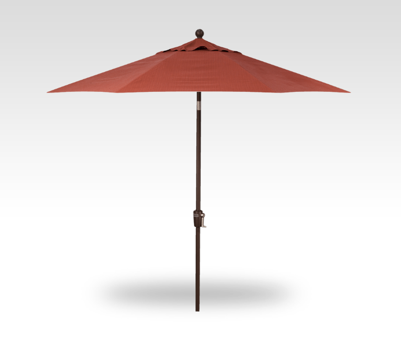 9′ ridge sequoia push-button tilt umbrella – bronze frame product image