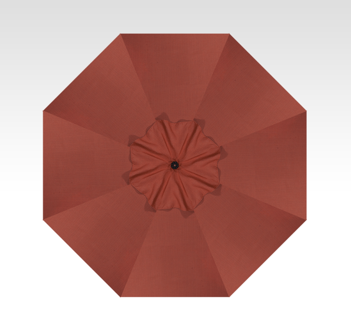 9′ ridge sequoia push-button tilt umbrella – bronze frame thumbnail image