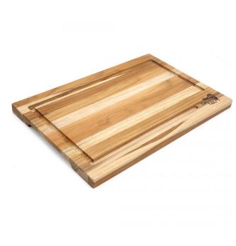 solid teak cutting board product image
