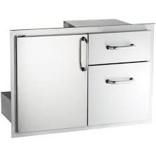 access door with dual drawers product image