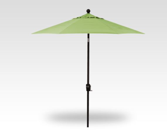 7.5′ ginkgo push-button tilt umbrella – black frame thumbnail image