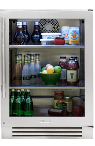 24 inch glass door right hinge refrigerator – rev b