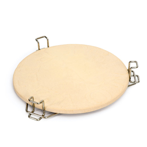 heat deflector rack with stone kamado