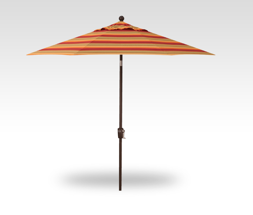 9′ astoria sunset push-button tilt umbrella – bronze frame product image