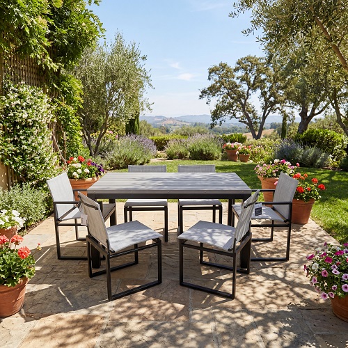 eden dining set-grey/onyx