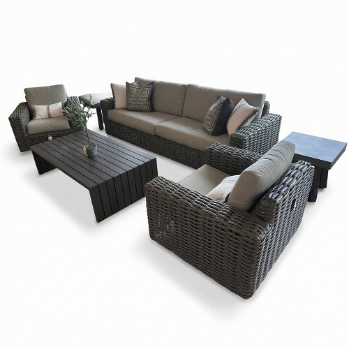 mia seating set- fog/memo hemp