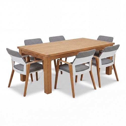 78×39 garden teak table dining set