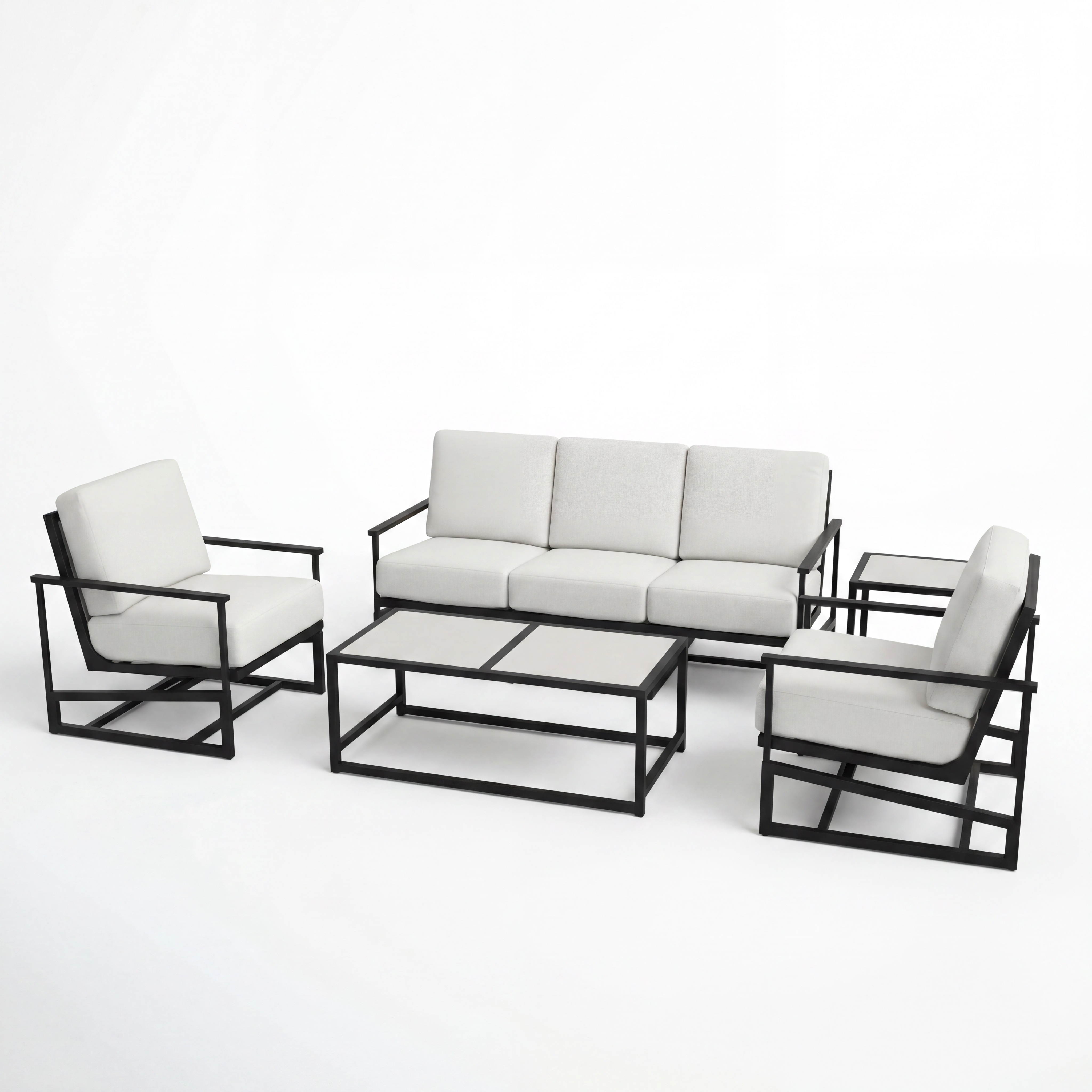 summit seating set-ebony/ linen/ fife fog thumbnail image
