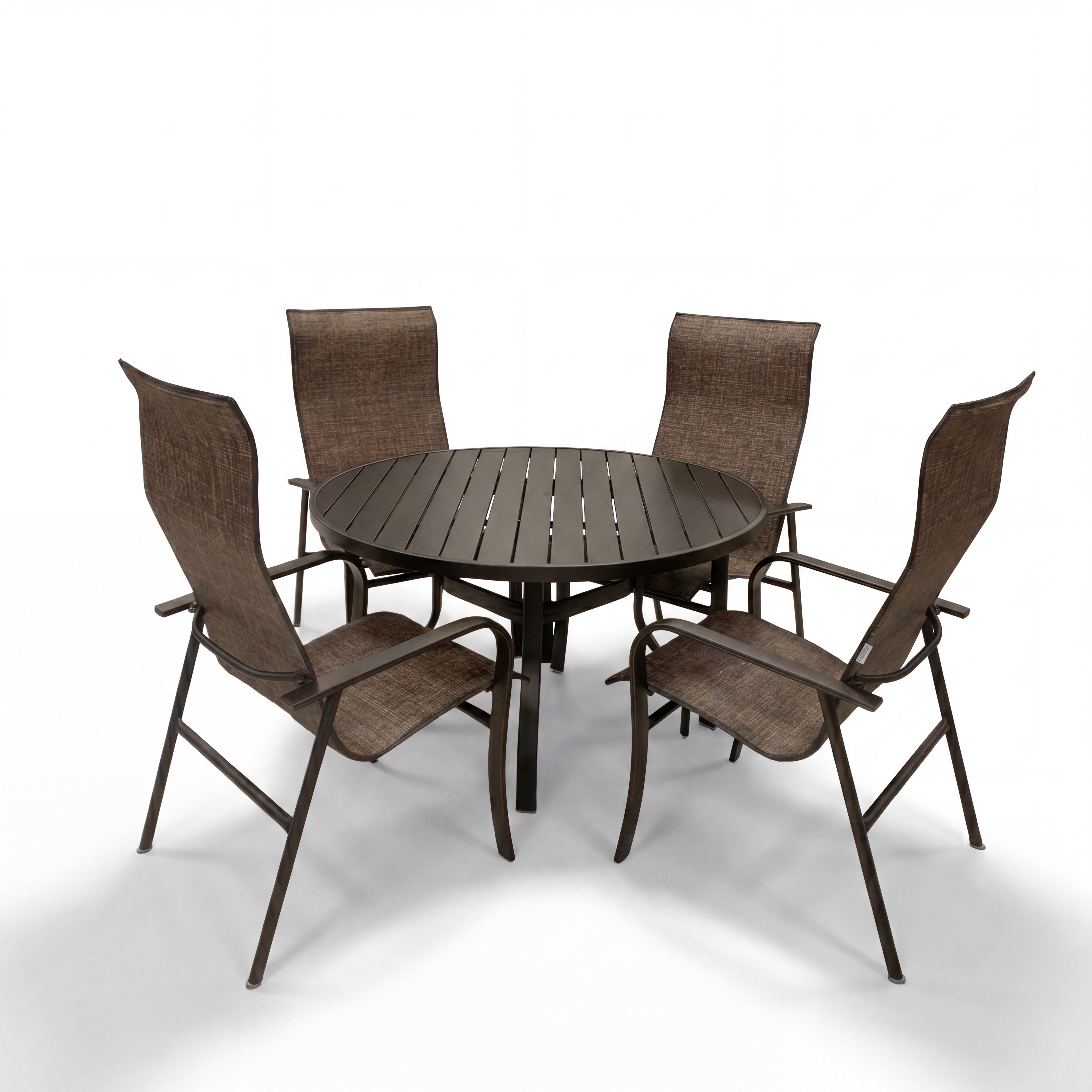 latitude 48″ round dining set- umber product image