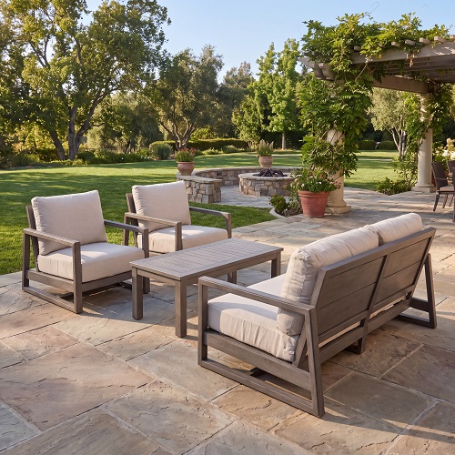 avondae ndura seating set-slate grey/ linen dove