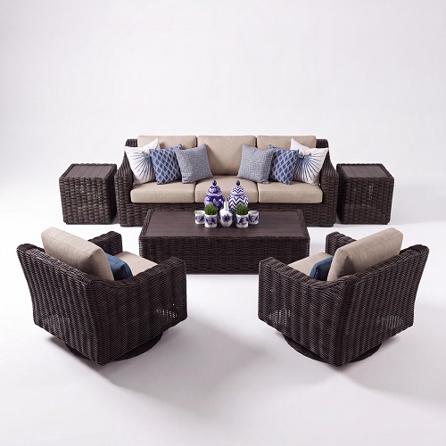 roma seating set / roasted pecan