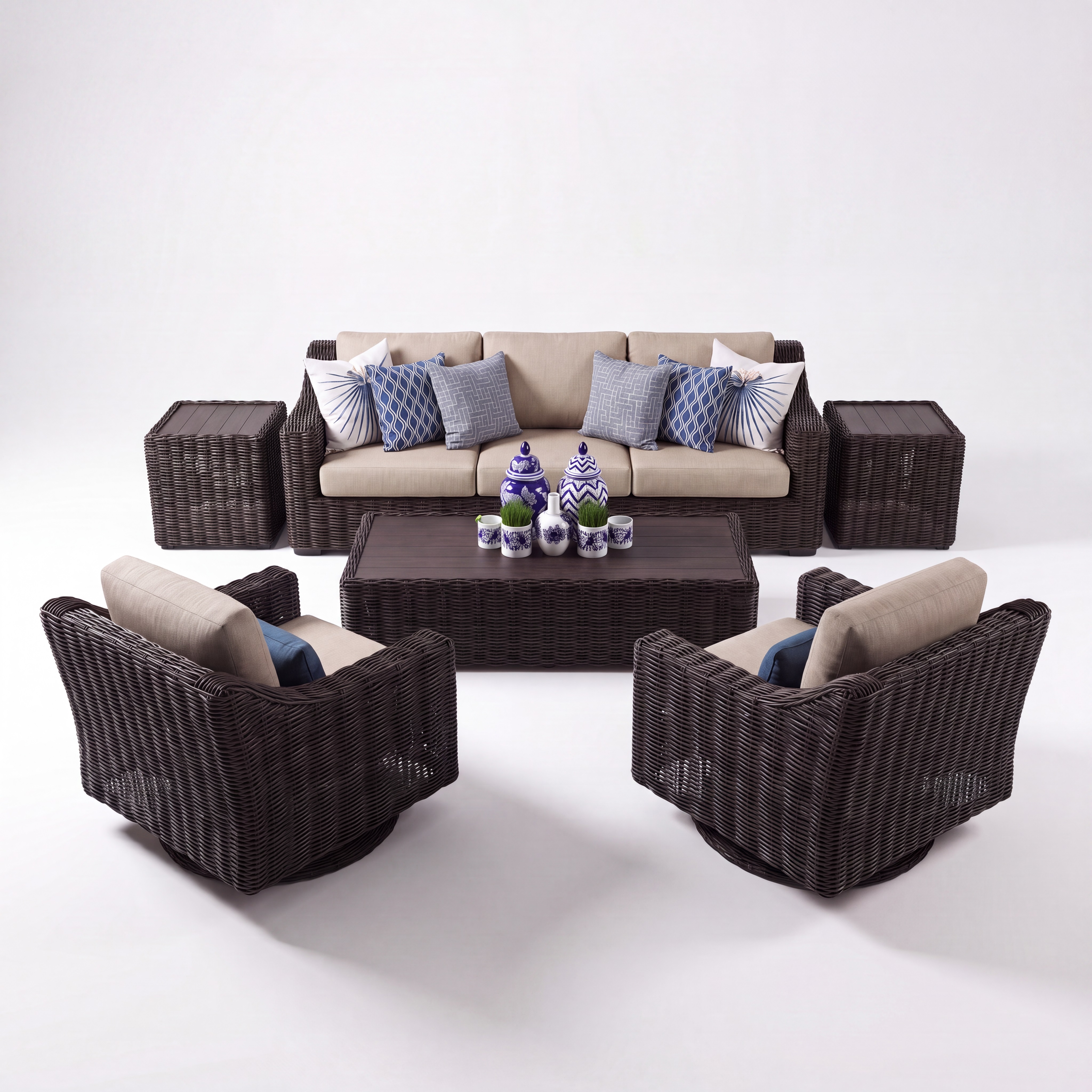 roma seating set / roasted pecan product image