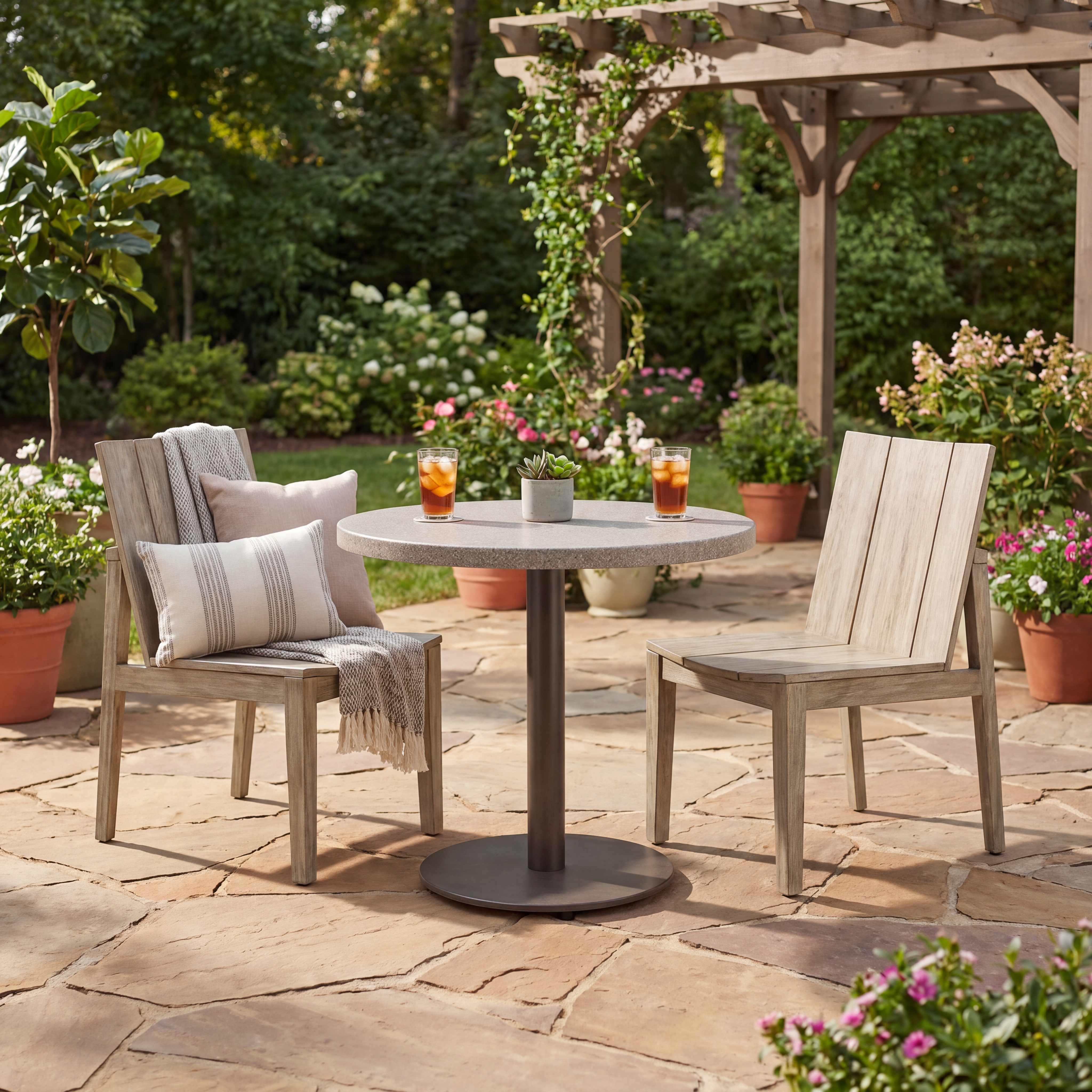 ashland 32″ round plateau bistro set thumbnail image