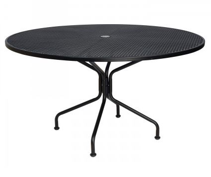 54 inch briarwood round dining table – smooth black product image