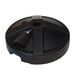 woodard 50 lb. plastic umbrella base - black